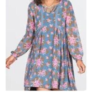 Matilda Janes 'To The Nines' Floral Print Dress sz L